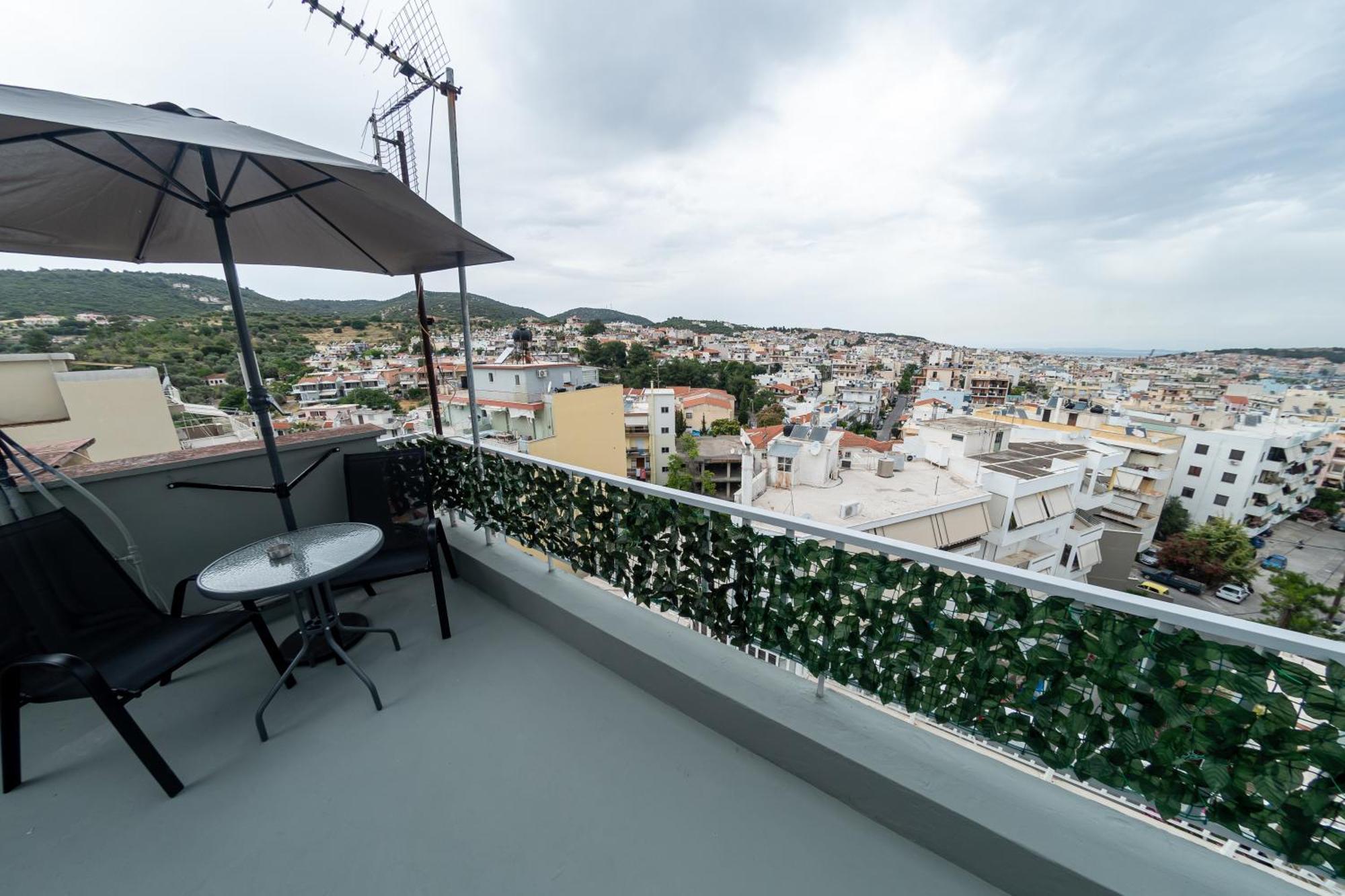 Loft Life Studio, With 360 View Of Mytilene Exterior foto